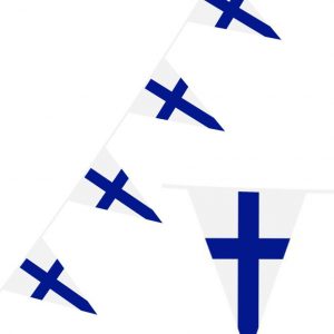 Finsk Flagga Vimpelbanner på 10 Meter -