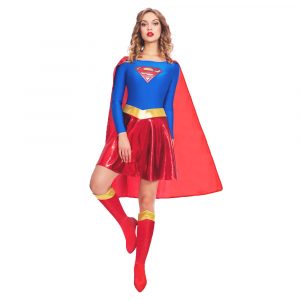 Supergirl Dräkt Klassisk - AMSCAN